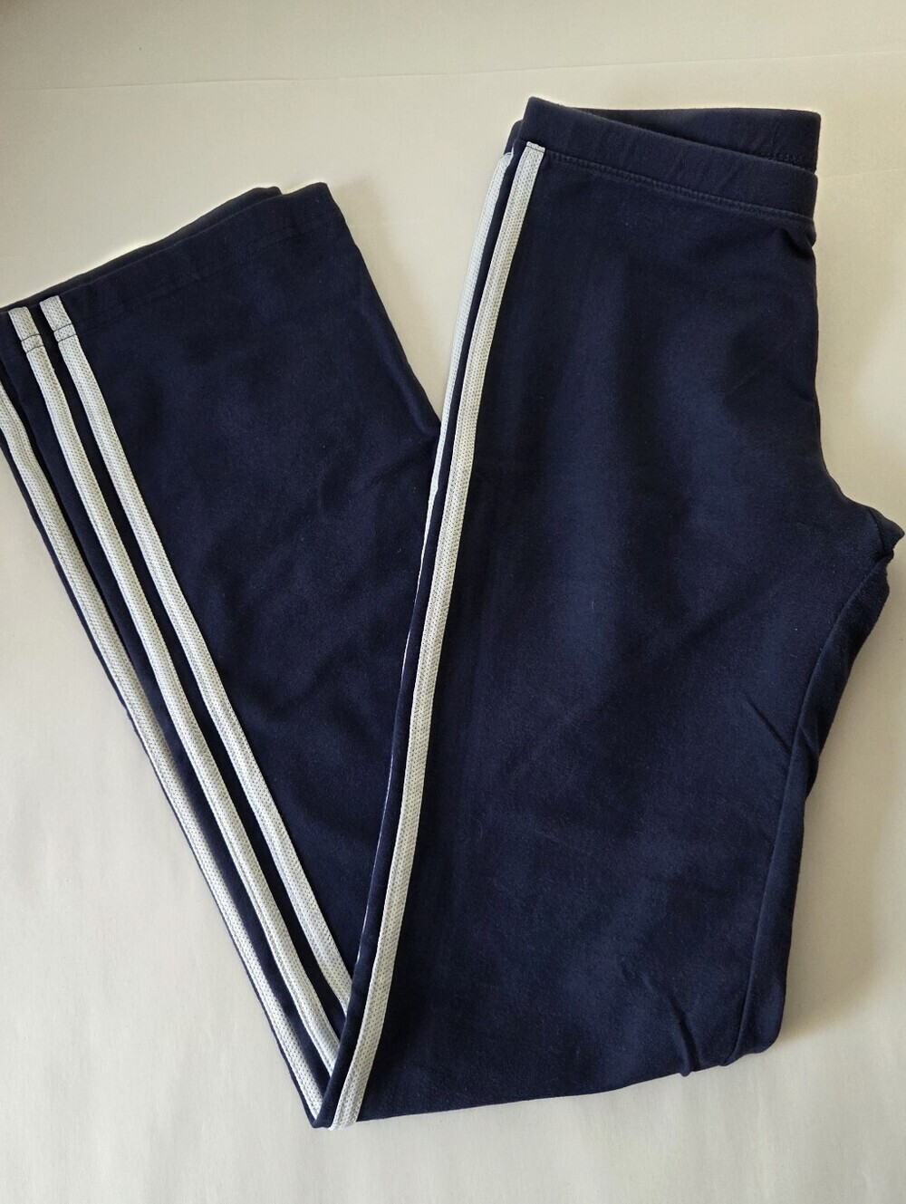 Mossimo Supply Co. Navy Blue Athletic Pants with Side Stripe Medium